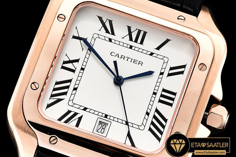 CAR0429B - Santos De Cartier 2018 Mens RGLE Wht Swiss Qtz modelleri CAR0429B - Santos De Cartier 2018 Mens RGLE Wht Swiss Qtz - 04.jpg